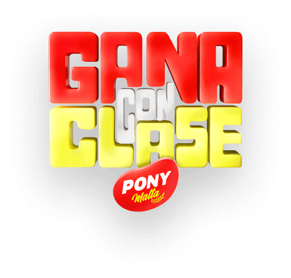 Logo de Gana con clase de Pony Malta